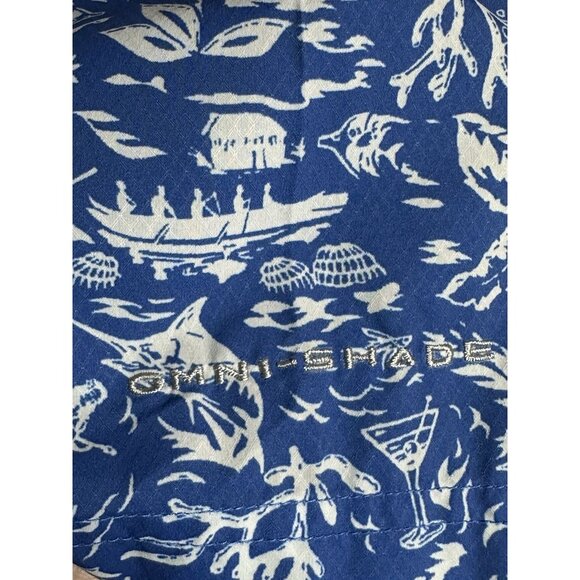 Columbia PFG Size L Mens Button Up Short Sleeve UPF 40 Omni Shade Shirt - Picture 9 of 11